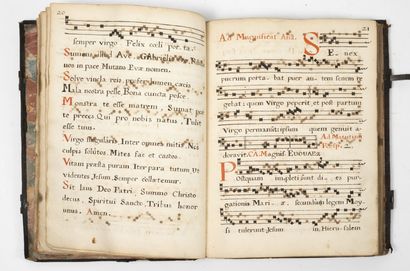 Antiphonary.

Latin manuscript, in two colors,...