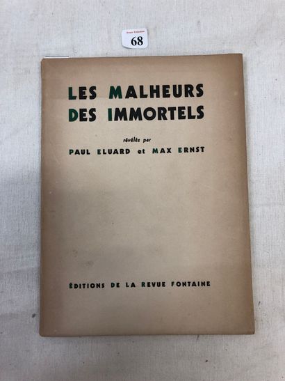 ELUARD (Paul) - ERNST (Max)
Les malheurs...