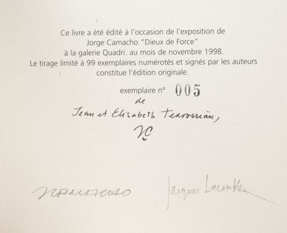 PEUCHMAURD (Pierre) - CAMACHO (Jorge). 
Le...