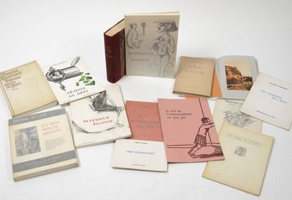Lot including: 

- BUTOR (Michel). 

The...