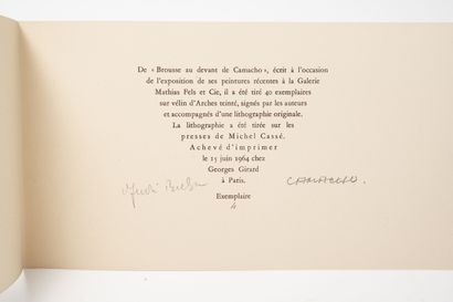 BRETON (André) - CAMACHO (Jorge)
Brousse...
