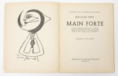 PERET (Benjamin)
Main forte. 

Paris, Editions...