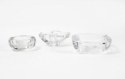 BACCARAT
Ashtray.

In cut crystal.

Signed...