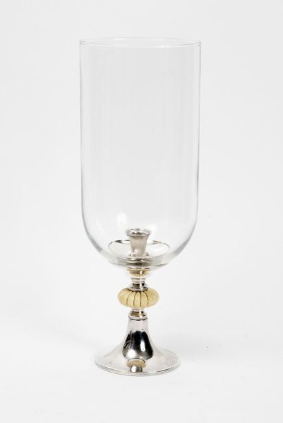 CHRISTIAN DIOR
Photophore.

In silver plated...