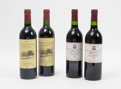 Château L'Enclos
2 bottles, 1995.

Pomerol.

Good...