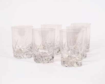 DAUM, France
Set of 6 whiskey glasses.

In...