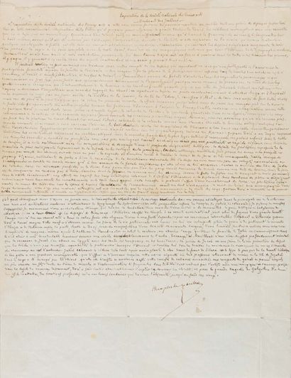 GAUTIER Théophile (1811-1872).
MANUSCRIT...