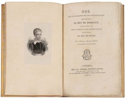 HUGO Victor (1802-1885).
Ode sur la naissance...