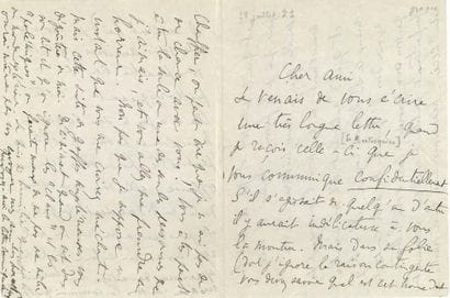 PROUST Marcel (1871-1922).
L.A.S. 