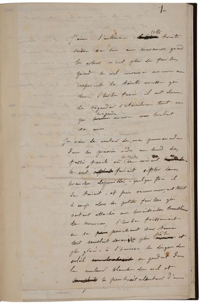 FLAUBERT Gustave (1821-1880).
autograph MANUSCRIT,...