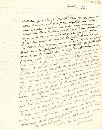 FLAUBERT Gustave (1821-1880).
L.A.S. 