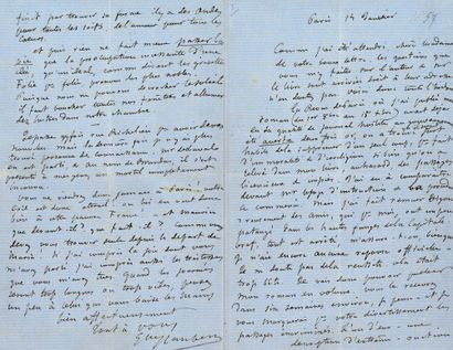 FLAUBERT Gustave (1821-1880).
L.A.S. 