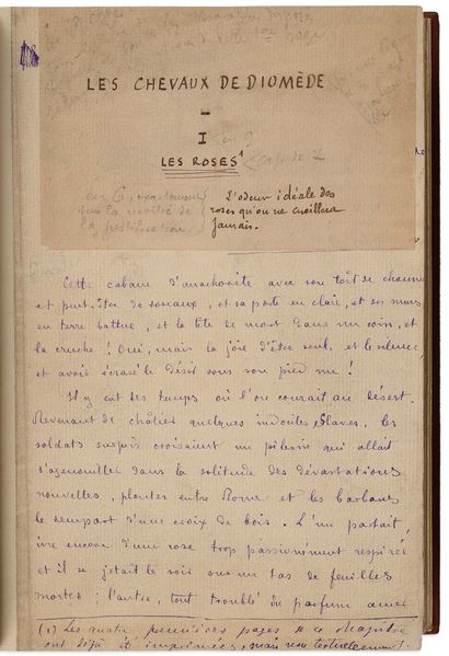 GOURMONT Remy de (1858-1915).
AUTOGRAPHIC...