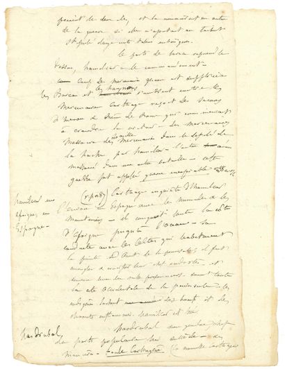 FLAUBERT Gustave (1821-1880).
autograph manuscript,...