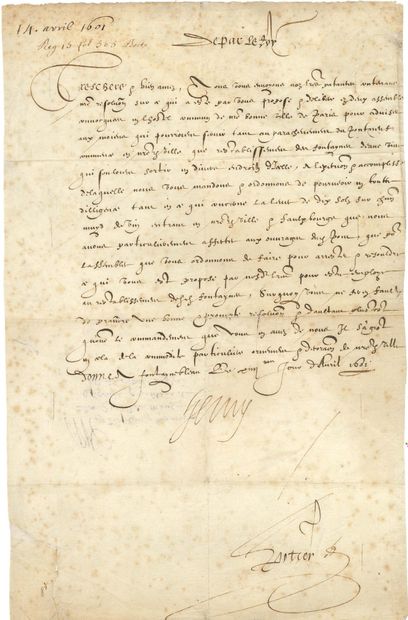 HENRI IV (1553-1610).
L.S. 