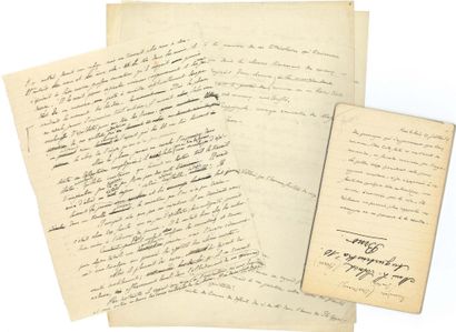 GIDE André (1869-1951).
Autograph notebook,...