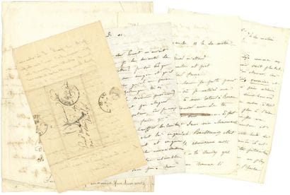 FLAUBERT Gustave (1821-1880).
5 L.A.S. 