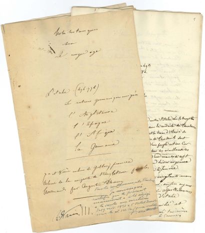FLAUBERT Gustave (1821-1880).
autograph MANUSCRIT,...