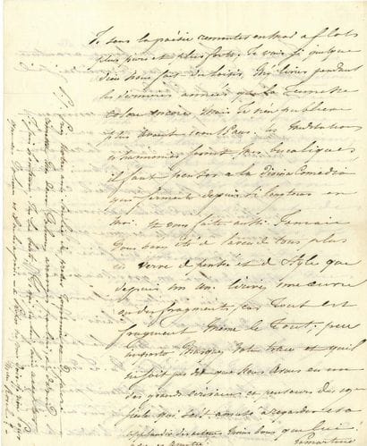LAMARTINE Alphonse de (1790-1869).
L.A.S....