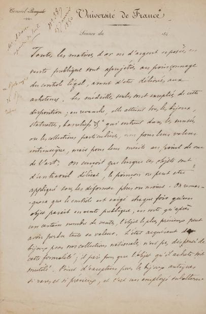 MÉRIMÉE Prosper (1803-1870).
P.A.S. 