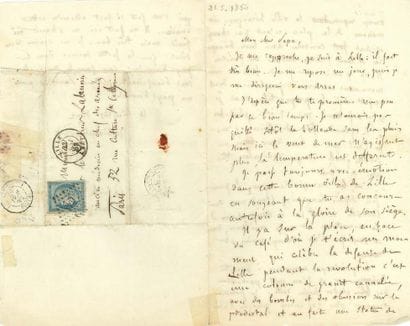 NERVAL Gérard de (1808-1855).
L.A.S. 