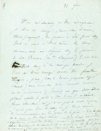HUGO Victor (1802-1885).
L.A.S. 