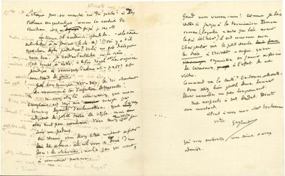 FLAUBERT Gustave (1821-1880).
L.A.S. 