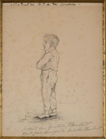 [FLAUBERT Gustave (1821-1880).]
PORTRAIT...