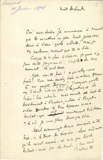 FLAUBERT Gustave (1821-1880).
L.A.S. 