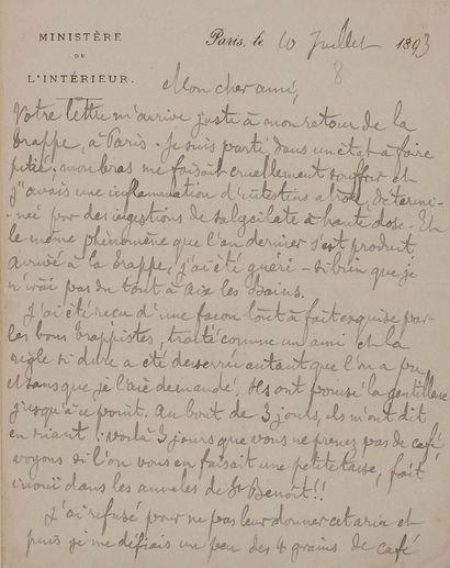 HUYSMANS Joris-Karl (1848-1907).
42 L.A.S....