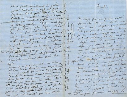 FLAUBERT Gustave (1821-1880).
L.A.S. 