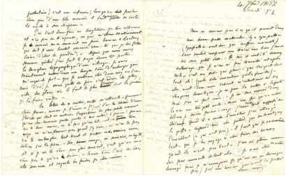 FLAUBERT Gustave (1821-1880).
L.A.S. 