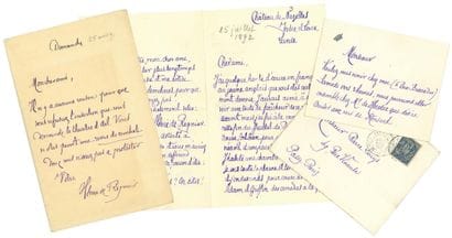 REGNIER Henri de (1864-1936).
24 L.A.S. or...