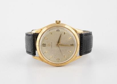 OMEGA
Montre bracelet d'homme.

Boîtier rond...