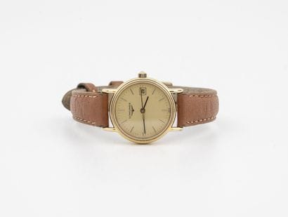 LONGINES
Montre bracelet de dame. 

Boîtier...