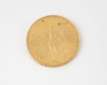 MEXIQUE
Pièce de 50 pesos or, 1821 - 1945.

Poids...