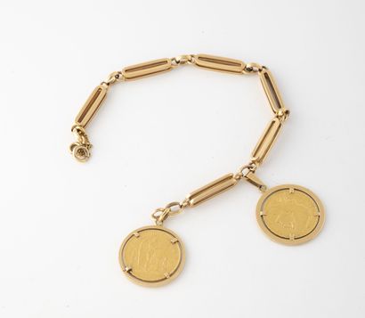 Chaîne de montre transformée en bracelet...