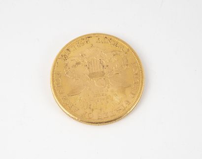 ETATS-UNIS
Pièce de 20 dollars or, 1898.

Poids...