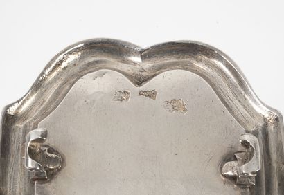 Plateau de mouchettes en argent (950) de...