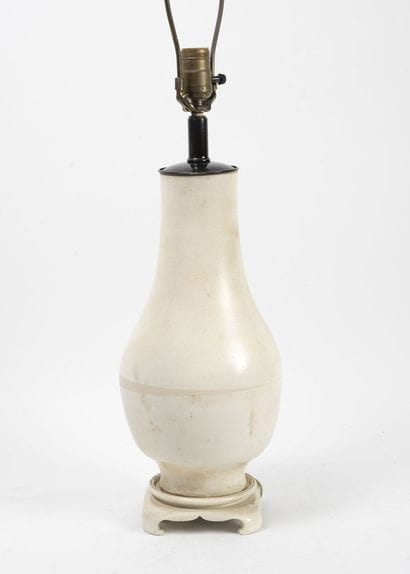 CHINE, XXème siècle
Table lamp composed of...