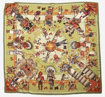 HERMES Paris
Cashmere and silk shawl, with...