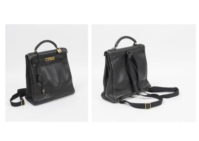 HERMES Paris
Kelly back in black grained...