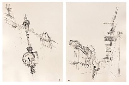 GIACOMETTI (Alberto)
Paris sans Fin. Lithographies...