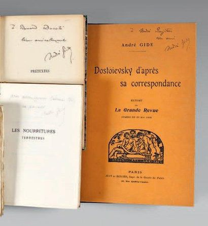 GIDE (André)
Dostoïevsky d'après sa correspondance....