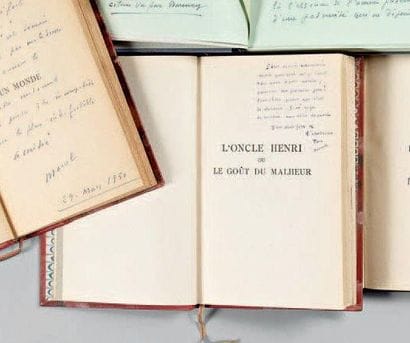JOUHANDEAU (Marcel)
L'Oncle Henri ou le Goût...