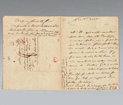 STENDHAL (Henry Beyle)
Lettre autographe,...