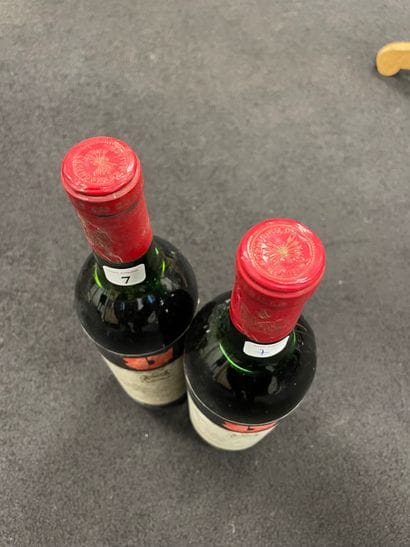 Château Mouton Rothschild
2 bouteilles, 1972.

GCC1...