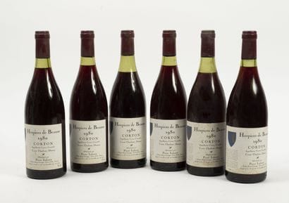HOSPICES DE BEAUNE
6 bouteilles, 1980.

Corton.

Cuvée...