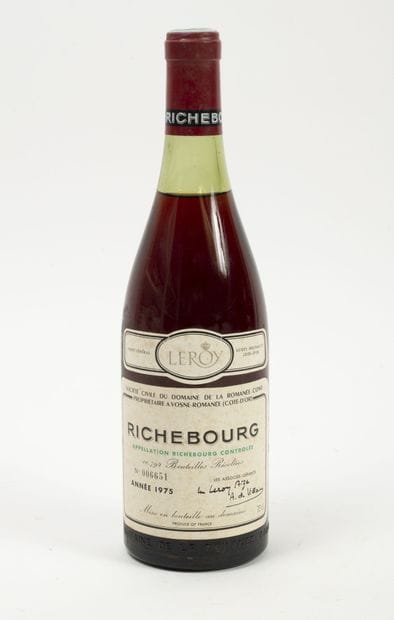 Richebourg
1 bouteille, 1975.

Domaine de...
