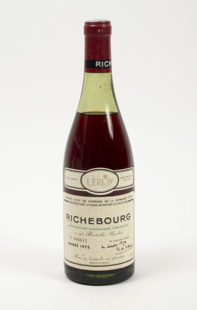 Richebourg
1 bouteille, 1975.

Domaine de...